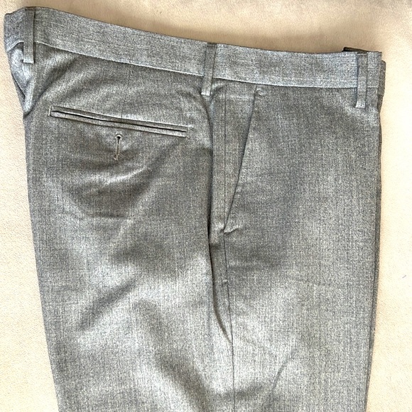 J. Crew Mens Dress Pants | size 34W x 32L | Slim Bedford | Grey - Picture 5 of 12